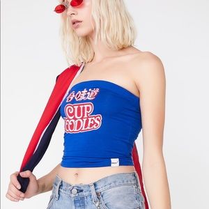 ❣️🍜Rare Omighty “Cup Noodles”  Tube Top 🍜❣️